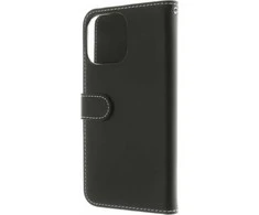 Insmat Exclusive Flip Case piniginės dėklas, Apple iPhone 16 Pro Max, juodas