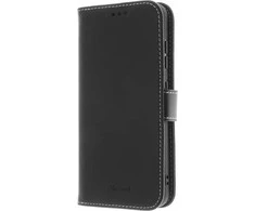 Insmat Exclusive Flip Case piniginės dėklas, Samsung Galaxy S23 FE, juodas