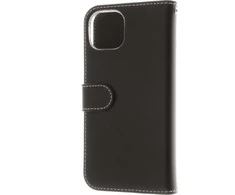 Insmat Exclusive Flip Case piniginės dėklas, iPhone 13, juodas