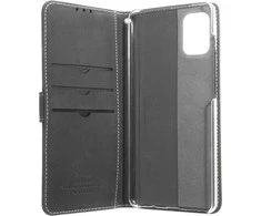 Insmat Exclusive Flip Case piniginės dėklas, Samsung Galaxy A71, juodas