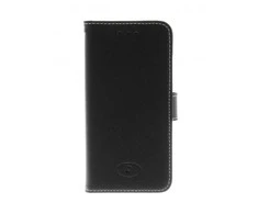 Insmat Exclusive Flip Case piniginės dėklas, skirtas iPhone 6 / 6s / 7/8 / SE, juodas