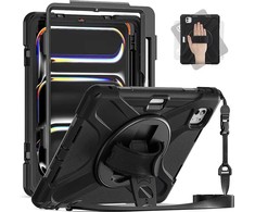 Insmat Ruggered Armor -suojakotelo, Apple iPad Pro 13 2024, musta