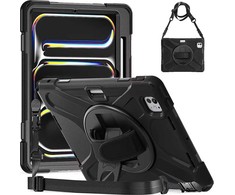 Insmat Ruggered Armor -suojakotelo, Apple iPad Pro 13 2024, musta