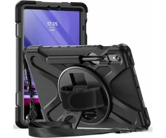 Insmat Ruggered Armor -suojakotelo, Samsung Galaxy Tab S8/S9 Ultra, musta