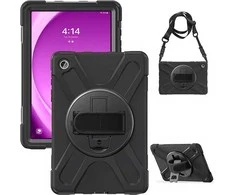 Insmat Ruggered Armor apsauginis dėklas, Samsung Galaxy Tab A9+, juodas