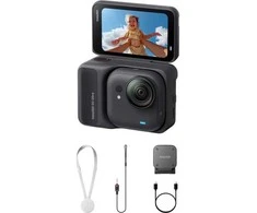 Insta360 GO Ultra Standard Juodas action sports camera 4K Ultra HD 25.4 / 1.28 mm (1 / 1.28") Wi-Fi 52.9 g