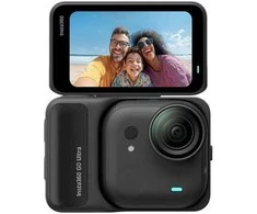 Insta360 GO Ultra Standard Juodas action sports camera 4K Ultra HD 25.4 / 1.28 mm (1 / 1.28") Wi-Fi 52.9 g
