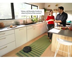 Dullkių siurblys - robotas  iRobot Roomba Combo 10 Max  su  AutoWash stotimi, Juodos spalvos