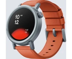 Išmanusis laikrodis CMF by Nothing Watch Pro 2, Pilkas korpusas su oranžiniu odiniu dirželiu