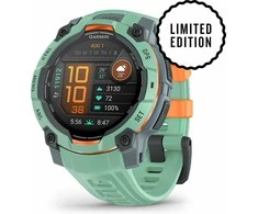 Išmanusis laikrodis Garmin Instinct 3, 50 mm, AMOLED,  Neotropinio dizaino su saulėlydžio dizaino dirželiu