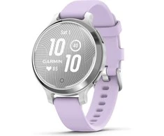 Išmanusis laikrodis Garmin Lily® 2 Active, Sidabro spalvos su alyvinės spalvos silikoniniu dirželiu
