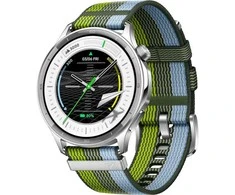 Išmanusis laikrodis OPPO Watch S älykello tekstiilirannekkeella, hopea