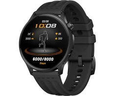 Išmanusis laikrodis OPPO Watch S älykello fluorokumirannekkeella, musta