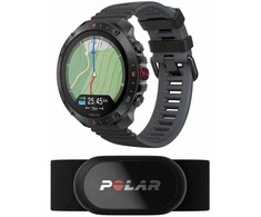 Išmanusis laikrodis Polar Grit X2 Pro su širdies ritmo matavimo diržu, Juodas
