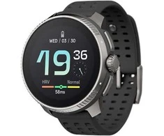 Išmanusis laikrodis Suunto Race Titanium Charcoal, Tamsiai pilkos spalvos korpusas su juodos spalvos dirželiu