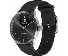 Išmanusis laikrodis Withings Scanwatch Light 37mm, Sidabrinės spalvos korpusas su juodos spalvos dirželiu