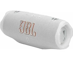 JBL Charge 6 nešiojama kolonėlė, baltos spalvos