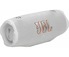 JBL Charge 6 nešiojama kolonėlė, baltos spalvos