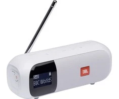 JBL Tuner 2​​​​​​​, nešiojamas DAB/DAB+/FM radijas su Bluetooth, Baltas