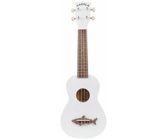 Kala Makala Soprano Shark -ukulele, valkoinen