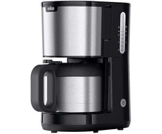 Kavos aparatas Braun IDCollection KF1505 BK, Lašelinis kavos virimo aparatas, 1,2 l, Malta kava, 1000 W, Juoda