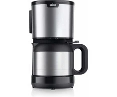 Kavos aparatas Braun IDCollection KF1505 BK, Lašelinis kavos virimo aparatas, 1,2 l, Malta kava, 1000 W, Juoda