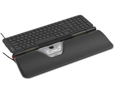 Contour Design Contour RollerMouse Raudona Plus &amp; Balance Mid-Size Klaviatūra Combo, Wireless, PN išdėstymas, Wireless, RF belaidė + Bluetooth, Scissor key switch, QWERTY, Juodas, su pele