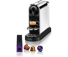 Kavos aparatas „Delonghi Nespresso Citiz EN 220.M“, sidabrinė