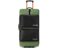 Kelioninis Delsey Jeep JS006B Trolley Duffle matkalaukku, 82 cm, vihreä