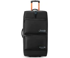 Kelioninis Delsey Jeep JS006B vežimėlio tipo lagaminas, 82 cm, juodas