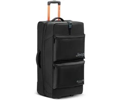 Kelioninis Delsey Jeep JS006B vežimėlio tipo lagaminas, 82 cm, juodas