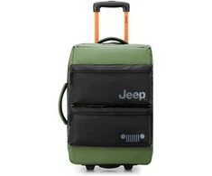 Kelioninis Delsey Jeep JS006B Trolley Duffle matkalaukku, 55 cm, vihreä
