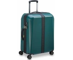 Kelioninis Delsey Promenade Hard 2.0 Expandable 66 cm -matkalaukku, vihreä