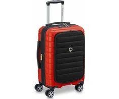 Kelioninis Delsey Shadow 5.0 Expandable Business 55 cm -matkalaukku, punainen/musta