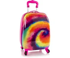Kelioninis Heys Fashion Spinner -lasten matkalaukku, solmuvärjätty pinkki