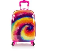 Kelioninis Heys Fashion Spinner -lasten matkalaukku, solmuvärjätty pinkki
