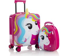 Kelioninis Heys Super Tots Unicorn -lasten matkalaukku ja reppu