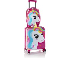 Kelioninis Heys Super Tots Unicorn -lasten matkalaukku ja reppu