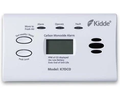 Kidde K7DCO -häkävaroitin digitaalinäytöllä
