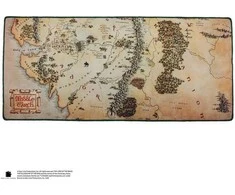 Distrineo Sas Distrineo The Lord of the Rings - Pelės kilimėlis - Middle-earth Map | 80 x 35 x 0.3 cm