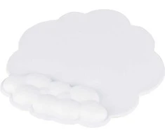 Kilimėlis ErgoWork Cloud -hiirimatto rannetuella, valkoinen