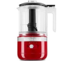 Virtuvinis kombainas Akumuliatorinis maisto smulkintuvas KitchenAid 5KFCB519EER, raudonas