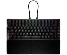 Klaviatūra ASUS ROG Falcata, 75%, Laidinis ir belaidis, USB + RF belaidis + „Bluetooth“, Magnetinis-mechaninis rakto jungiklis, RGB LED, Juoda