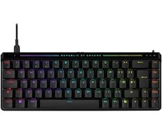 Klaviatūra ASUS ROG Falchion Ace HFX, 65%, su laidu, USB, Magnetic-mechaninė key switch, RGB LED, Juodas