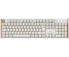 Klaviatūra Keychron K10 HE SE 100 % pelinäppäimistö, valkoinen/puu