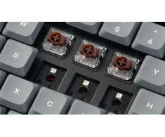 Klaviatūra Keychron K17 MAX Wireless TriMode Hot Swap QMK/VIA Gateron Low Profile Raudona