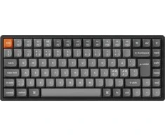 Klaviatūra Keychron K2 Max, su laidu &amp; Wireless, USB + RF belaidė + Bluetooth, Mechaninė, QWERTY, RGB LED, Juodas, Pilkas