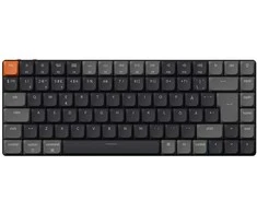 Klaviatūra Keychron K3v3 RGB aliuminio karšto keitimo QMK Keychron žemo profilio 2.0 rudas