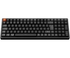 Klaviatūra Keychron K4 QMK, 96%, su laidu &amp; Wireless, USB + RF belaidė + Bluetooth, Magnetic-mechaninė key switch, RGB LED, Juodas