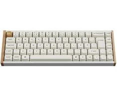 Klaviatūra Keychron K6 HE SE 65 % pelinäppäimistö, valkoinen/puu
